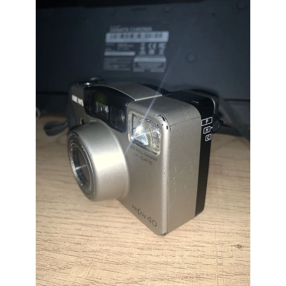 Minolta Vectis 40 Point And Shoot Camera 30mm-120mm Zoom Untested